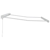 Awning Frame Manual White 350 x 250 cm Aluminium 142578