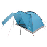 Camping Tent with Roof Blue 4-Person Polyester and Steel 42028648