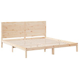 Extra Long Bed Frame without Mattress 200x210 cm Solid Wood 3309305