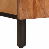 Sideboard Acacia Brown Finish 60 x 33 x 75 cm Solid Mango Wood 4017925