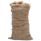Jute Sacks 10 pcs 65x135 cm 100% Jute 220 gsm 155780