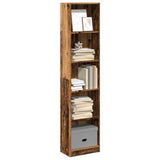 Bookcase Old Wood 40x24x176 cm Engineered Wood 857799