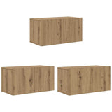 TV Cabinet Set 8 pcs Artisan Oak Engineered Wood 3393353