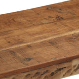 Bench Natural 110 x 35 x 46 cm Reclaimed Old Wood 4019621