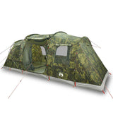 Camping Tent Tunnel 4-Person Camouflage Waterproof 4009415