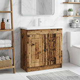 Bathroom under Sink Cabinet Old Wood 78.5 x 37.5 x 81 cm 890082