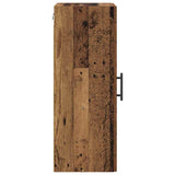 Wall Mounted Cabinet Old Wood 34.5 x 34 x 90 cm 882625