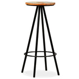 Bar Stools 4 pcs Solid Reclaimed Wood 245446