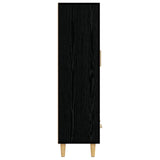 Highboard Black Oak 70 x 31 x 115 cm Engineered Wood 8009851