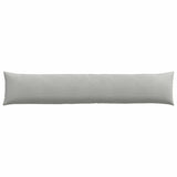 Sofa Pillows 2 pcs Light Grey 200 x 40 cm Fabric 42013898