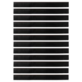 Self-adhesive Door Brush Seals 12 pcs Brown 100 cm 42019436