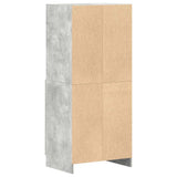 Kitchen Cabinet Concrete Grey 57x41.5x131.5 cm Engineered Wood 860124