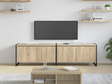TV Cabinet Sonoma 140 x 36 x 49.5 cm Engineered Wood 886511