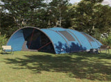 Tunnel Tent 8-Person with Roof Blue 710 x 460 x 245 cm 42004003