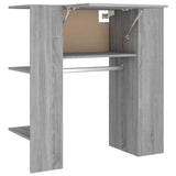 ZNTS Hallway Cabinet Grey Sonoma 97.5x37x99 cm Engineered Wood 820515