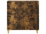 Sideboard Smoked Oak 66 x 34.5 x 90 cm Engineered Wood 895100