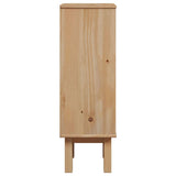 Bathroom Cabinet OTTA 35x30x90 cm Solid Wood Pine 4013458