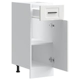 Kitchen Base Cabinet Porto White Engineered Wood 853937