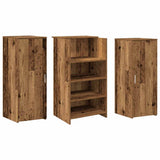 Reception Desk Old Wood 135x50x103.5 cm Engineered Wood 3324194