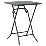 Garden Bistro Set Folding 3 pcs Anthracite Steel 42010318