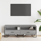 TV Cabinet Grey Sonoma 122x34x41 cm Engineered Wood 848582
