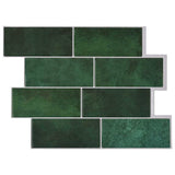 Decorative Stickers 50 pcs Dark Green 29 x 21 cm 42021238