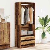 Wardrobe Old Wood 80x50x200 cm Engineered Wood 3307754