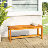 Garden Bench 110x35x45 cm Solid Wood Acacia 319419