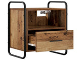 Hanging Bedside Cabinet 2 pcs Old Wood 40 x 30 x 60 cm 8013575