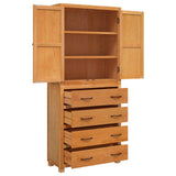 Storage Furniture Set with Drawer 2 pcs Natural 80 x35 x 185 cm 3328627