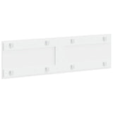Wall-Mounted Headboard BREDA White Engineered Wood 897595