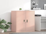 Storage Cabinet Pink 80 x 40 x 105 cm Steel 891689