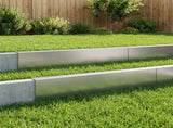 Garden Cover Profile 10 pcs 100 x 6 x 15 cm Galvanised Steel 8012959