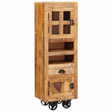 Highboard with Drawer Brown 40 x 30 x 120.5 cm Solid mango wood 4104600