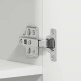 Shoe Cabinet with Door White 80 x 35.5 x 180 cm Engineered wood 3333836