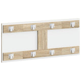 Wall-Mounted Headboard HOORN Sonoma Oak Engineered Wood 897407