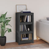 Book Cabinet Grey 50x35x97 cm Solid Wood Pine 821706