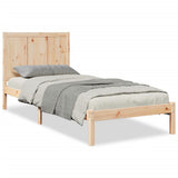 Extra Long Bed Frame without Mattress 100x220 cm Solid Wood 3309255