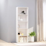 ZNTS 5-Tier Book Cabinet White 60x30x189 cm Engineered Wood 800990