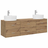 Bathroom Cabinet Set 3 pcs Artisan Oak 62.5 x 44.5 x 50 cm 3405874