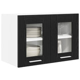 Hanging Cabinet Black Oak 60 x 31 x 40 cm Engineered Wood 884212