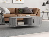 Coffee Table Grey Sonoma 90x50x40 cm Engineered Wood 829490