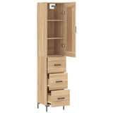 Highboard Sonoma Oak 34.5x34x180 cm Engineered Wood 3200196