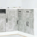 Kitchen Base Cabinet Kalmar Concrete Grey Engineered Wood 854322