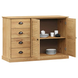 Sideboard with Drawers VIGO 113x40x75 cm Solid Wood Pine 353187