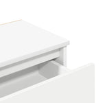 ZNTS Bedside Cabinets 2 pcs White 40x30x39 cm Engineered Wood 803444