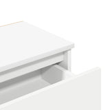 ZNTS Bedside Cabinets 2 pcs White 40x30x39 cm Engineered Wood 803444