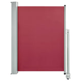 Patio Retractable Side Awning 100x300 cm Red 48342
