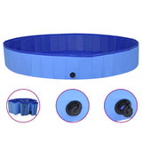 Foldable Dog Swimming Pool Blue 200x30 cm PVC 92602
