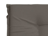 Sunlounger Cushion GEMERT 100% Polyester Grey 190 x 80 x 9 cm 947437
